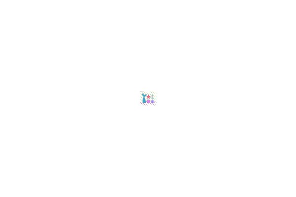 A Colorful Collection of Icons: A Blue Whale, a Pink Star, and a Purple Flower