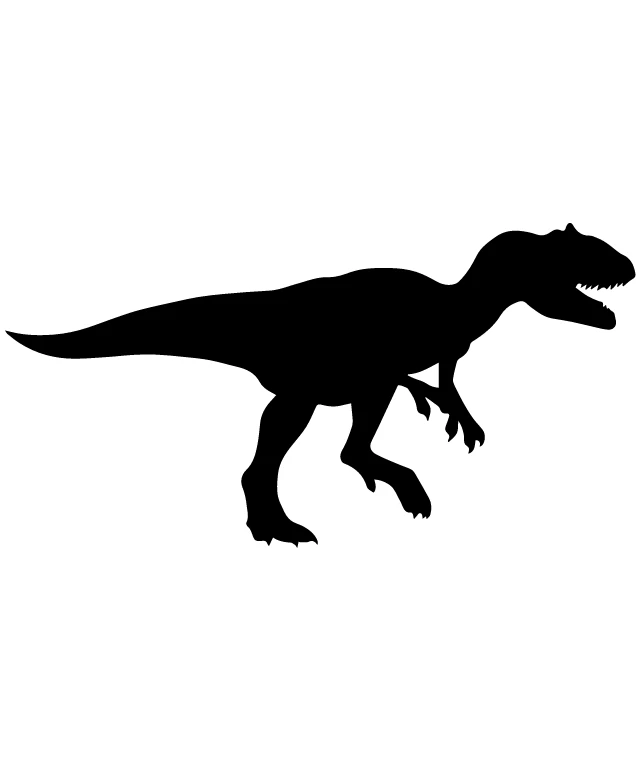 Silhouette of a T-Rex: A Classic Icon of Prehistoric Life