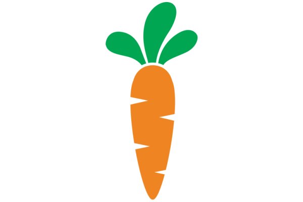 Vibrant Carrot Logo on a White Background