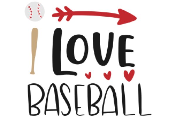 Love Baseball: A Graphic Design Showcasing the Passion for the Game