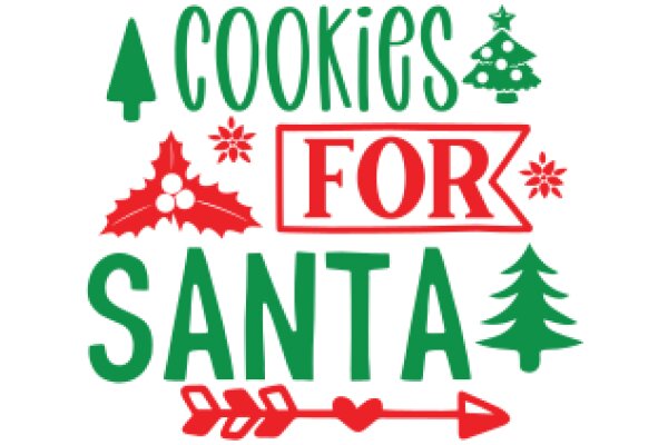 Holiday-Themed Cookies for Santa