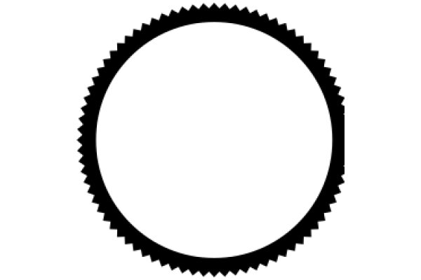 A Close-up of a Gear with a White Background