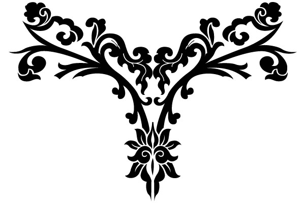 Ornate Vintage Flourishes: A Timeless Design