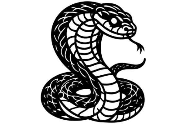 Stylized Snake Design in
