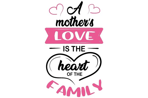 A mother's love is the heart of the family.