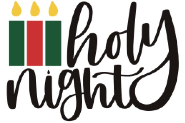 Holy Night: A Festive Logo for the Christmas Season