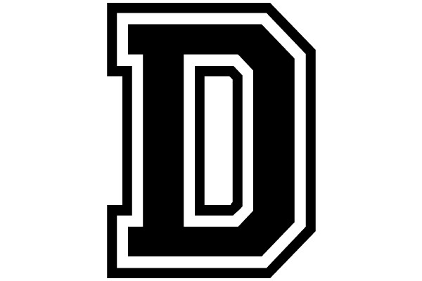 Bold Capital Letter D