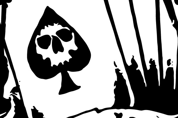 Royal Flush of Aces with a Skully and the Call to Risk It All