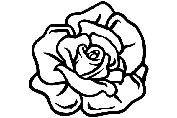 Tattoo Sketch of a Rose
