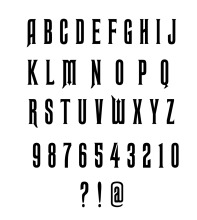 A Stylish and Modern Alphabet Chart