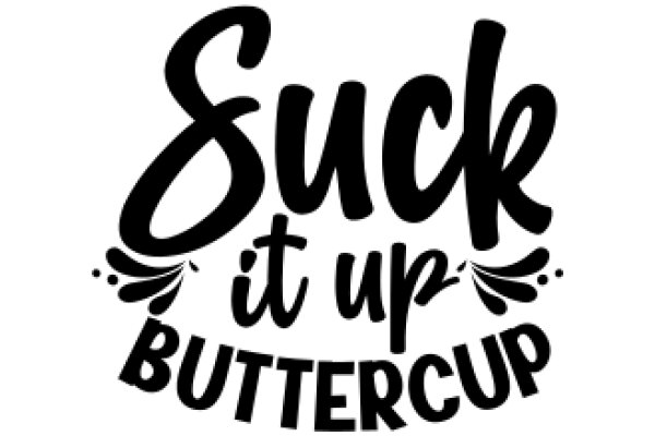 Suck It Up Buttercup: A Playful Take on a Classic Phrase