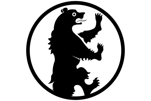 Rising Bear within Circle