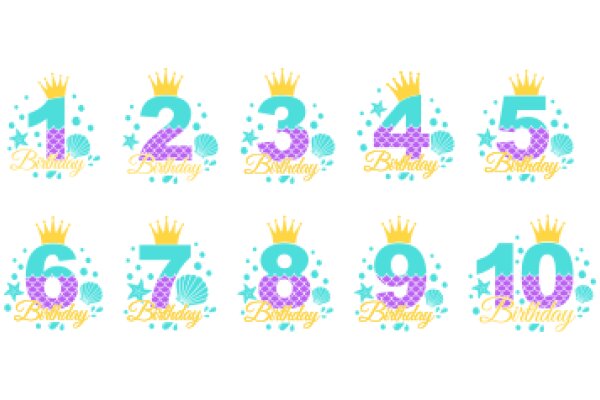 Celebrate Birthdays with Style: A Collection of Birthday Number Designs