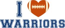 I Love Football: A Symbol of Passion and Support for the Warriors