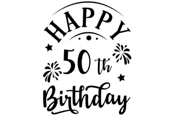 Celebrating a 50th Birthday with a Warm and Festive Greeting