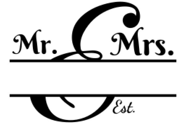Elegant Monogram Design: A Timeless Symbol of Marriage and Establishment