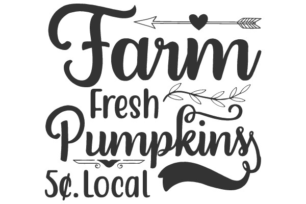 Farm Fresh Pumpkins 5¢ Local