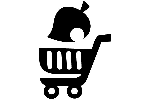Apple in Shopping Cart Icon