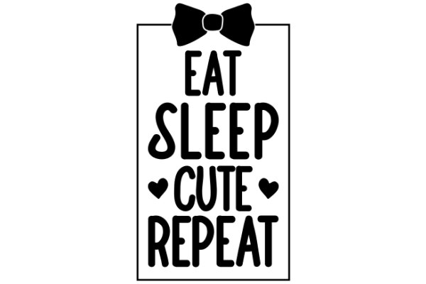 Eat, Sleep, Cute Repeat: A Playful Take on Self-Care