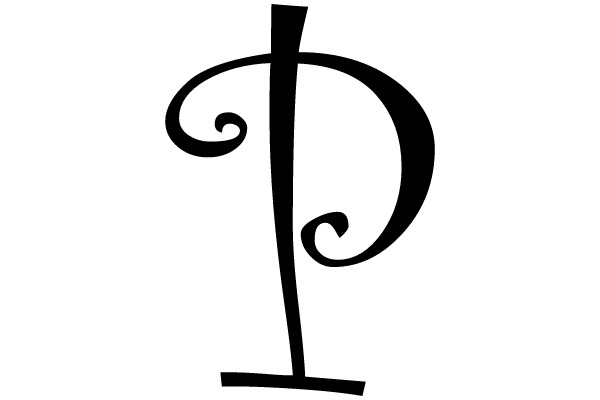 Black Gothic Alphabet Character