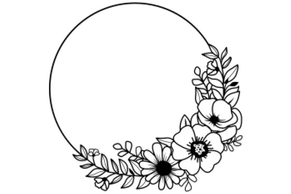 Elegant Floral Design: AFlower Wreath