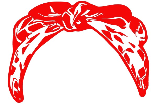 Red and White Bandana