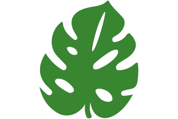 Green Monstera Leaf