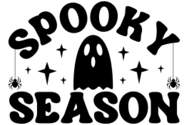 Spooky Season: A Halloween-themed poster featuring a ghost and a spider, with the words 'SPOOKY SEASON' prominently displayed.
