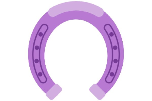 Vintage Purple Horse Shoe with Detailing