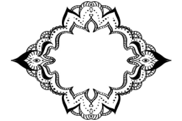 Intricate Pattern: A Symmetrical Artwork