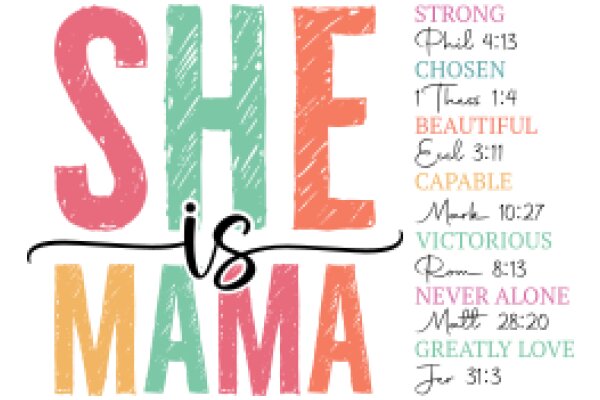 She is Mama: A Colorful Tribute to the Strength of Mothers