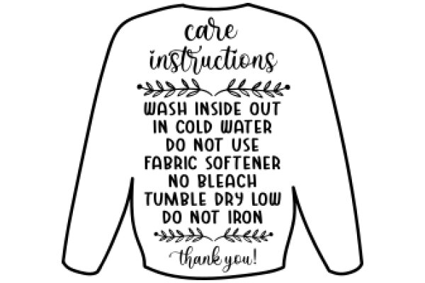 Care Instructions: A Guide to Washing and Ironing