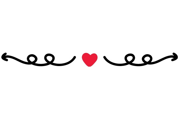 A Simple, Logo with a Heart Symbol