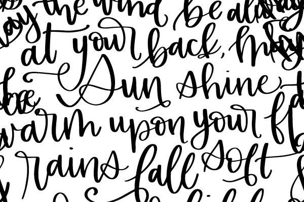 Whimsical Calligraphy: Inspirational Quotes