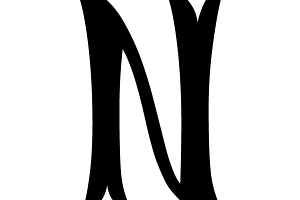 Bold Serif Letter N