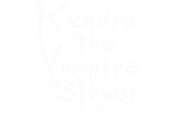 A Blurred Logo for a Vampire-themed Slayer