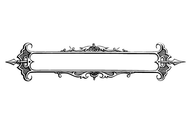 Ornate Vintage Flourish Decoration