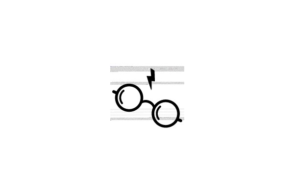 Two Glasses with Lightning Symbol