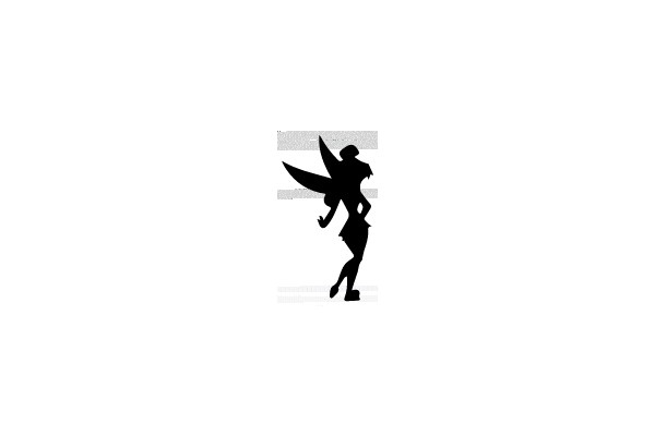 Silhouette of a Fairy