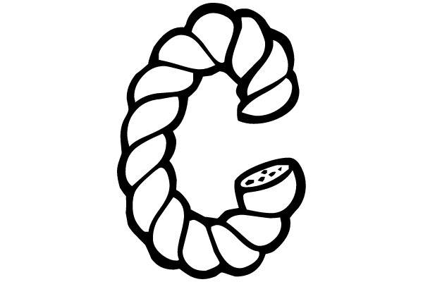 Twisted C with Hole and Dot