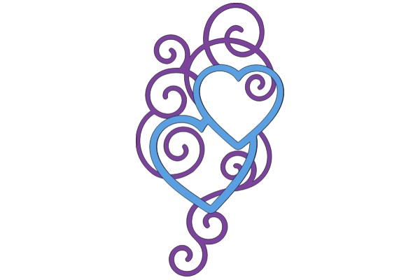 Vibrant Heart Design: A Colorful Symbol of Love and Affection