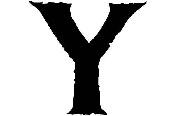 Bold Black Letter Y