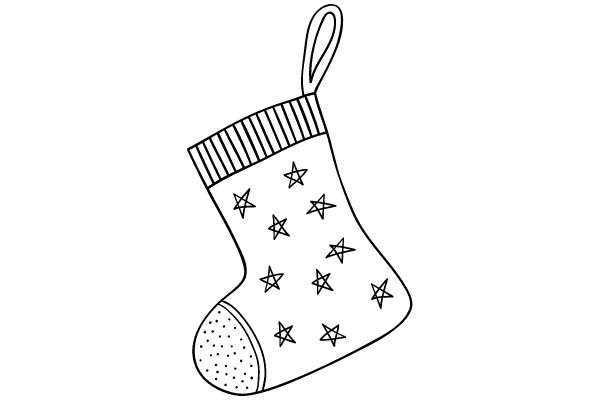 Christmas Stocking Outline