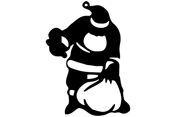 Santa Claus in Silhouette