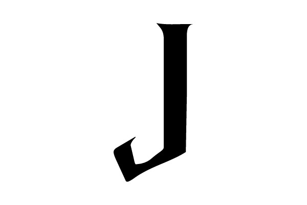Bold Capital Letter J