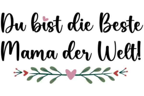 Celebrating Mother's Day with a Touch of German: A Heartfelt Greeting in German and English