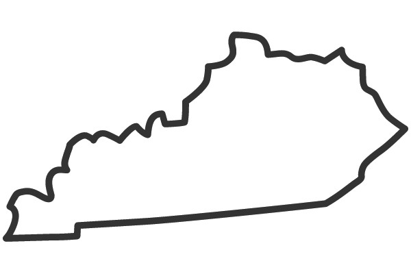 Outline Map of Kentucky