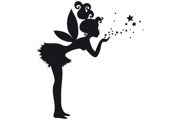 Whispers of Magic: The Enchanting Silhouette of a Fairy