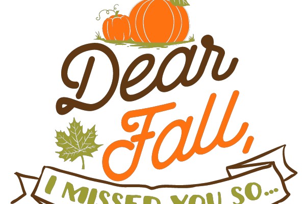 Autumnal Greetings: Dear Fall, I Missed You So...