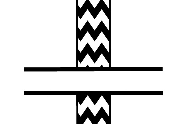 Chevron Pattern on Horizontal Lines